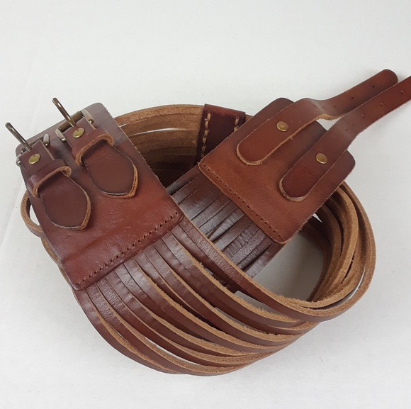 J. Crew Accessories - J Crew Brown Genuine Leather Belt